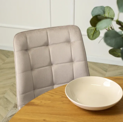 Стілець оксамитовий MEBEL ELITE GOMEZ Velvet Бежевий