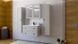 Шкаф настенный с зеркалом TORETO 70x80/2D Кашемир HALMAR