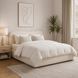 Кровать MEBEL ELITE BRISTOL Boucle 160x200 см Кремовая