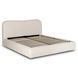 Кровать MEBEL ELITE BRISTOL Boucle 160x200 см Кремовая