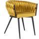 Стілець оксамитовий MEBEL ELITE EMPOLI Velvet Гірчичне