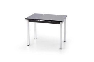 Стол Kent Черный/Хром 80(130)х80 см HALMAR
