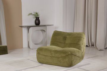 Бескаркасное кресло VETRO Техас зеленый мох