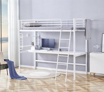 Ліжко DOLCE 90*200 см Білий HALMAR