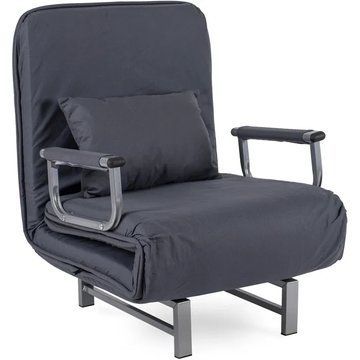 Кресло раскладное MEBEL ELITE DARK ткань: серый