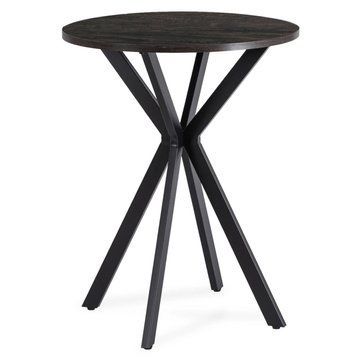 Обідній стіл MEBEL ELITE LAUREN 60 см Чорний