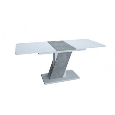 Cтол CARVELO B/I стол белая аляска РЭ/индастриал