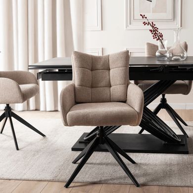 Стул поворотный MEBEL ELITE JULY Беж