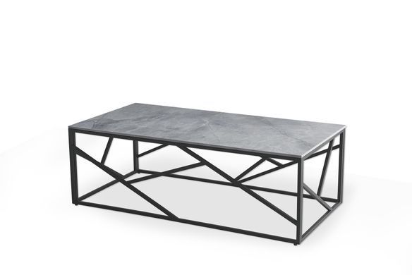 Журнальний столик UNIVERSE 2 Сірий Мармур 120x60 см HALMAR
