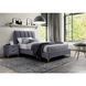 Кровать Mirage Velvet Серый 90х200 см SIGNAL