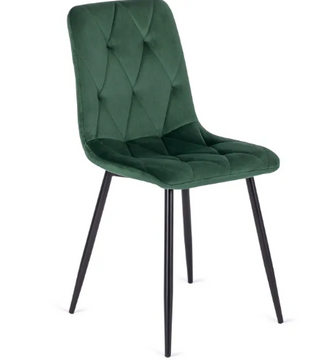 Стілець оксамитовий MEBEL ELITE ROBIN Velvet Зелений