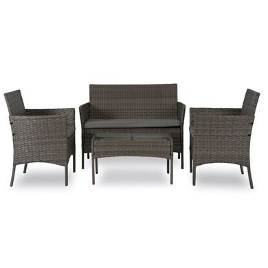 Комплект садовой мебели MEBEL ELITE MISSISIPI Серый