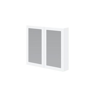 Шафа настінна з дзеркалом TORETO 70x80/2D Білий HALMAR