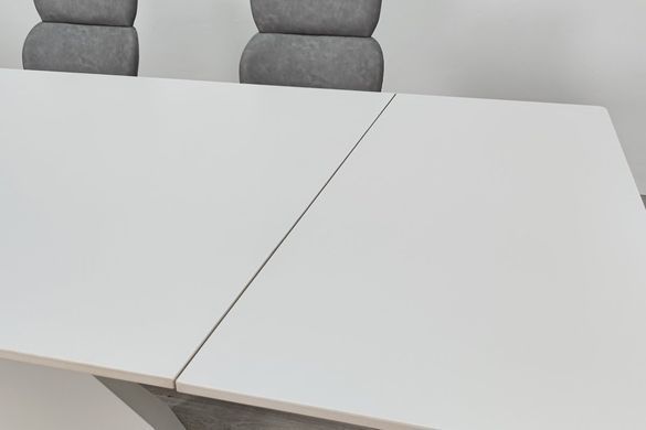Стіл INTARSIO LAURA CERAMIC 160(240)*90 Білий мат/Білий
