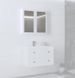 Шкаф настенный с зеркалом TORETO 70x80/2D Белый HALMAR