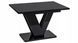 Стол MEBEL ELITE CLARK 120 (160)*80 см Черный глянец