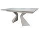 Стіл INTARSIO LAURA CERAMIC 160(240)*90 Білий мат/Білий