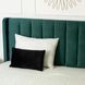 Кровать двуспальная бархатная MEBEL ELITE ARIA Velvet 160x200 см Зеленый
