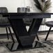 Стол MEBEL ELITE CLARK 120 (160)*80 см Черный глянец
