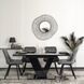 Стол MEBEL ELITE CLARK 120 (160)*80 см Черный глянец