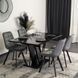 Стол MEBEL ELITE CLARK 120 (160)*80 см Черный глянец