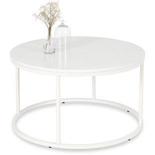 Журнальний стіл Mebel Elit AGNES Max 80*80 см Marmur Білий