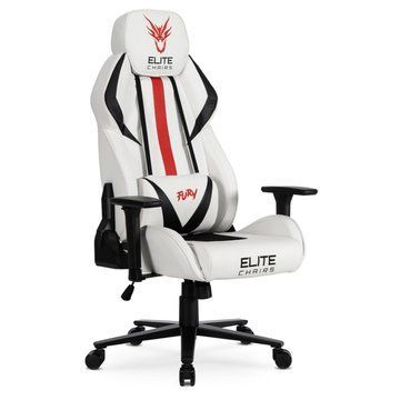 Геймерское кресло MEBEL ELITE FURY Белый