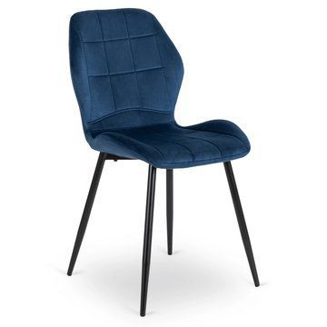 Стул MEBEL ELITE IRYS Синий велюр