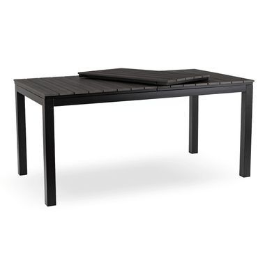 Раскладной садовый стол MEBEL ELITE ARGOS 140-180 см Темно-серый
