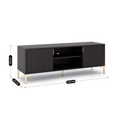 Тумба под ТВ MEBEL ELITE TORELLO Черный
