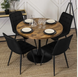 Стул бархатный MEBEL ELITE GOMEZ Velvet Черный