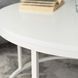 Журнальный стол Mebel Elit AGNES Max 80*80 см Marmur Белый