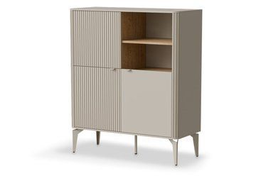 Комод HALMAR BELUCI KM-2 кашемир/дуб кремона