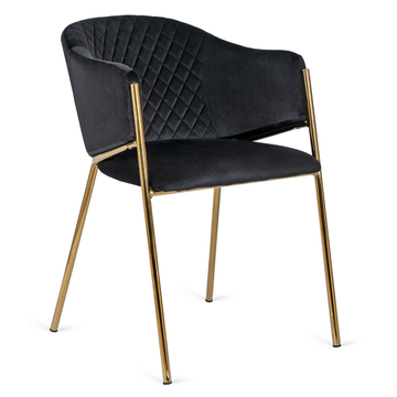 Крісло MEBEL ELITE INNES Velvet Чорний