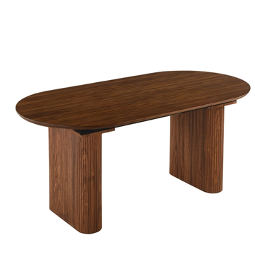 Стол раскладной MEBEL ELITE OVAL 90(220)х90 см Орех