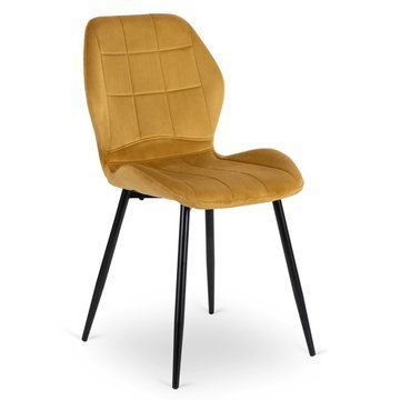 Стул MEBEL ELITE IRYS Горчичный велюр