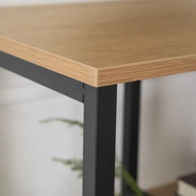 Стелаж MEBEL ELITE TIM Золотий дуб / Чорний