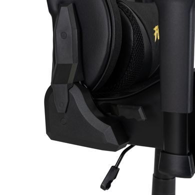 Геймерське крісло MEBEL ELITE FURY Чорний/Золотий