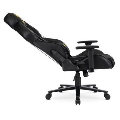 Геймерське крісло MEBEL ELITE FURY Чорний/Золотий