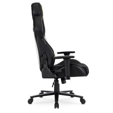 Геймерське крісло MEBEL ELITE FURY Чорний/Золотий