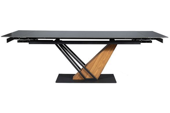 Стол Genesis 180(240)X90 см Черный Мрамор / Черный / Ясень SIGNAL