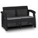 Комплект садовой мебели MEBEL ELITE OKLAND Черный