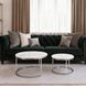 Комплект журнальних столів Mebel Elit AMARA MAX Marmur 80*45.5 см+60*40,5 см Білий