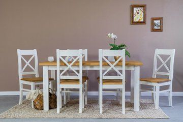 Стол POPRAD II 160x90 см Коричневый Мед / Сосна Патина SIGNAL