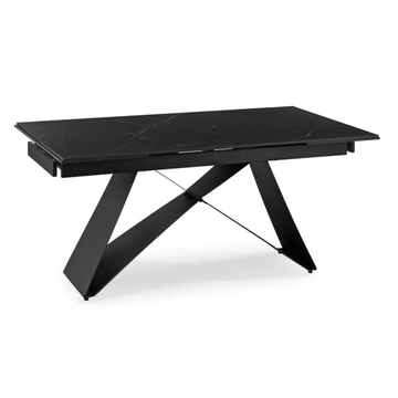 Стол раскладной MEBEL ELITE VICTOR 160(240)х90 см Черный мрамор