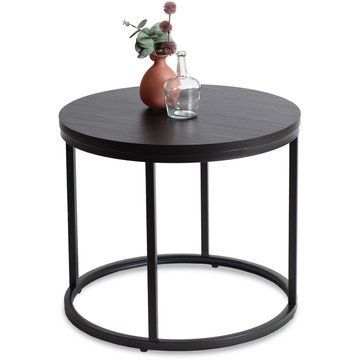 Журнальный стол MEBEL ELITE AMON 53*53 Черный