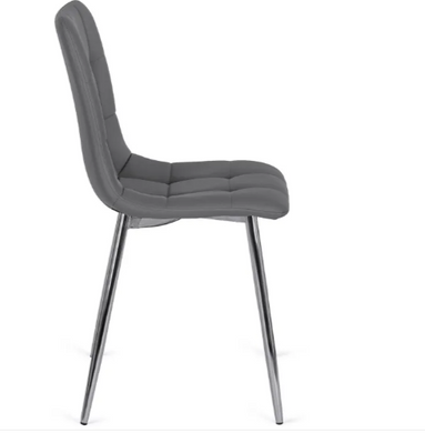Стул MEBEL ELITE ENZO экокожа: серый