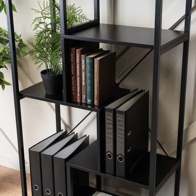 Стелаж MEBEL ELITE TIM чорний