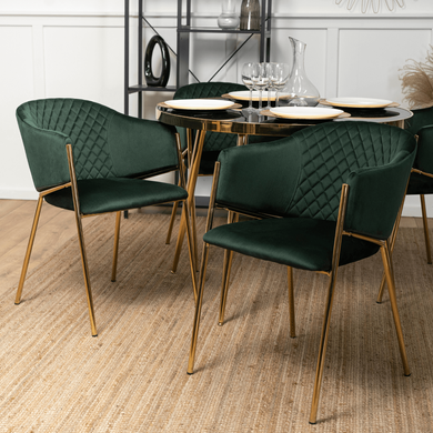 Крісло MEBEL ELITE INNES Velvet Зелений