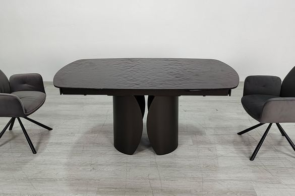 Стол INTARSIO EDGAR 160(240)*90 Бронзовый/коричневый